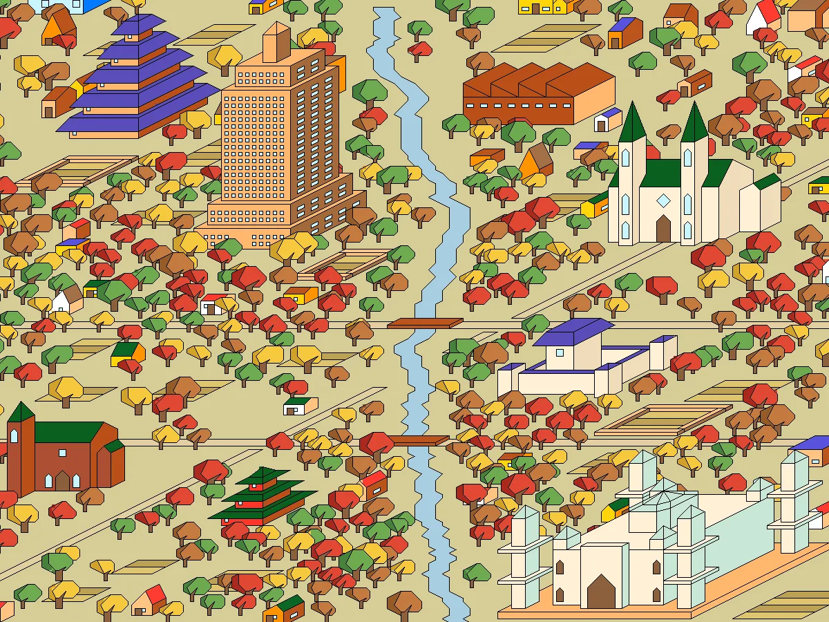 Harvest Light — autumn landscape, 8 landmarks